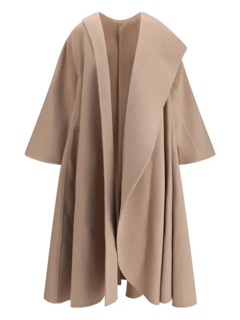 Alaïa capa larga con capucha