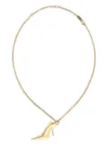 Balenciaga stiletto heel chain necklace - Gold