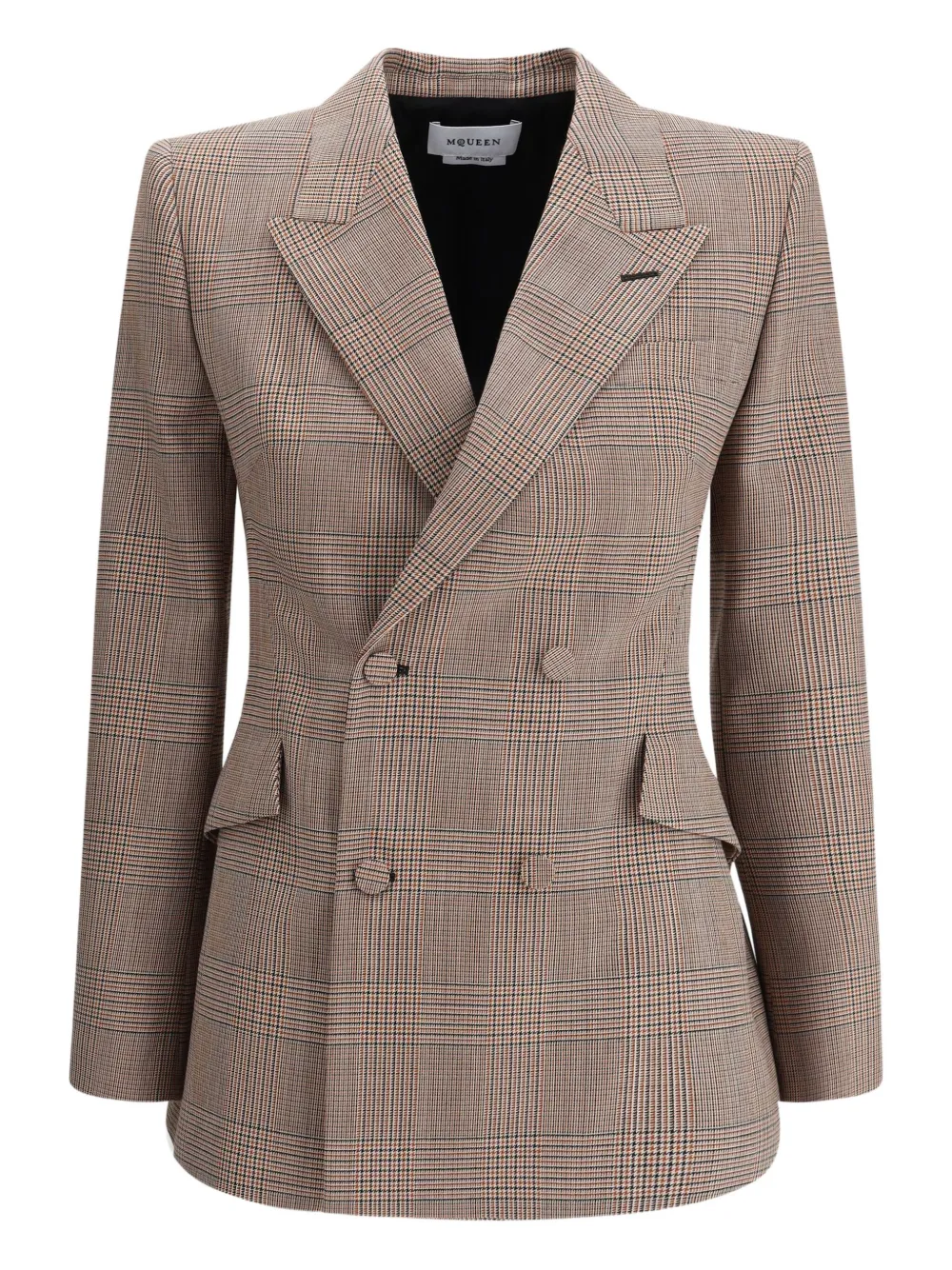 Alexander McQueen Blazer met dubbele rij knopen Bruin