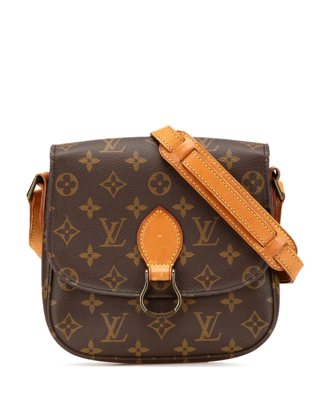 Pre-owned Louis Vuitton 1990 Monogram Saint Cloud Pm Crossbody Bag