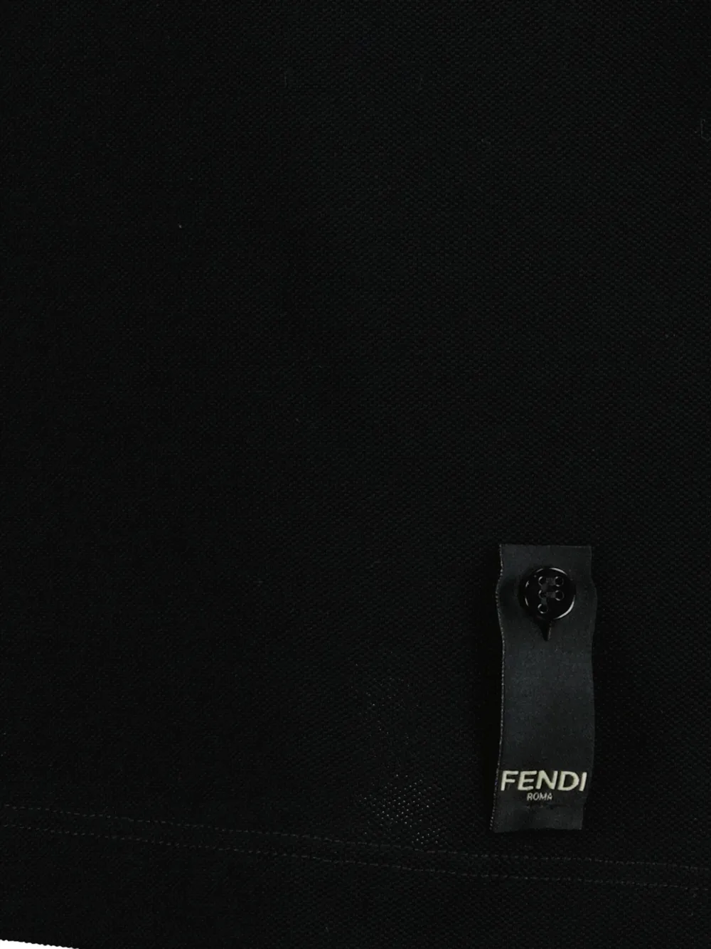 FENDI Katoenen poloshirt Zwart