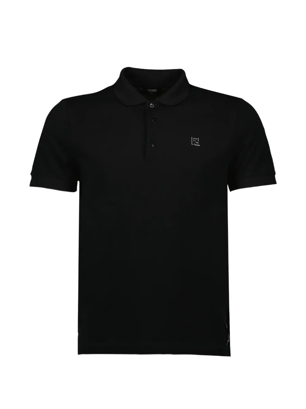 FENDI cotton polo shirt - Nero