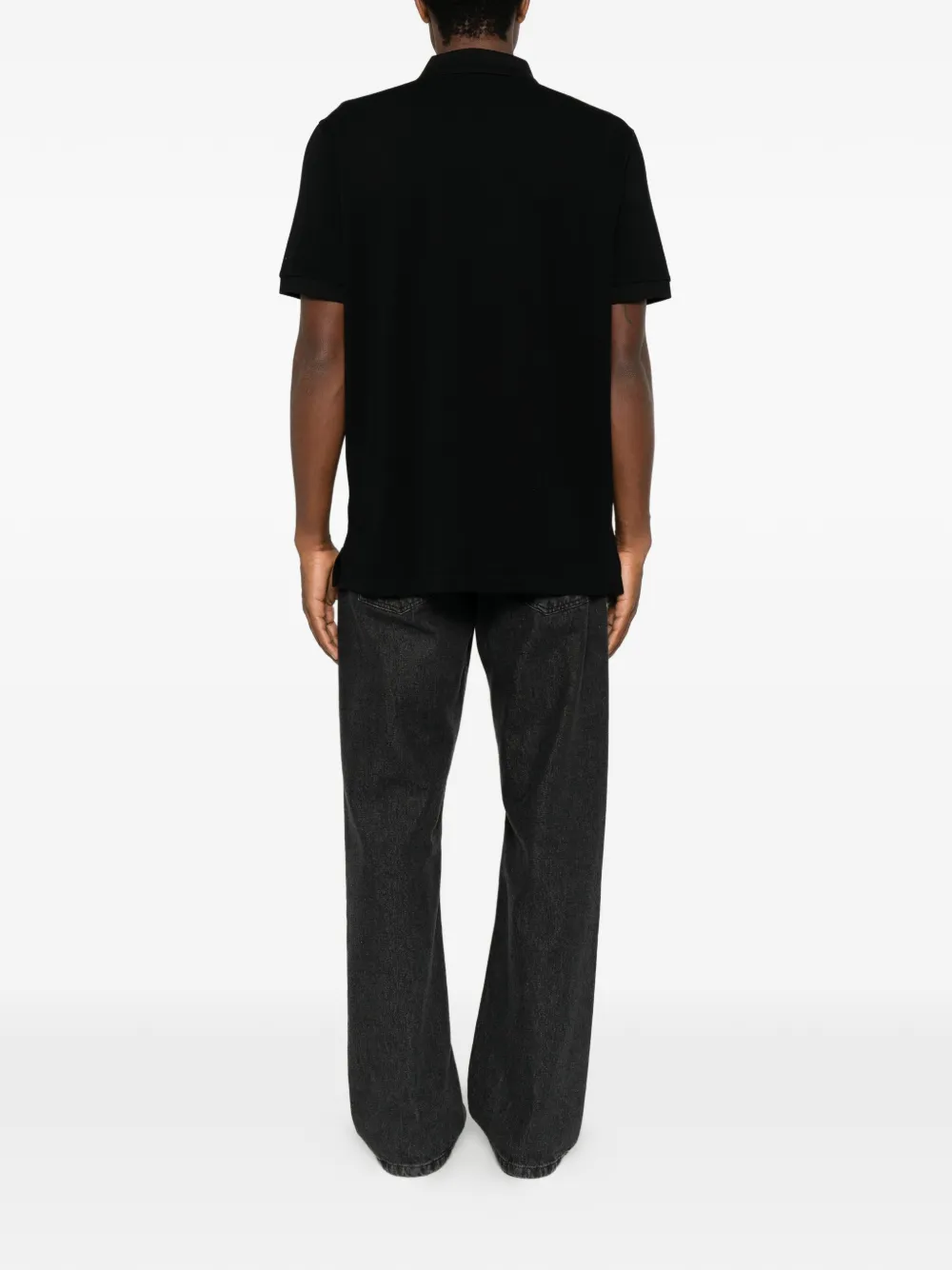 FENDI Piqué poloshirt Zwart