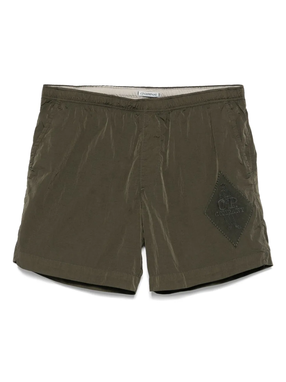 C.P. Company shorts de playa con logo bordado | verde | Image 1