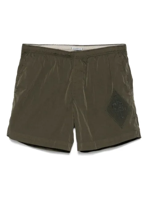 C.P. Company logo-embroidered swim shorts