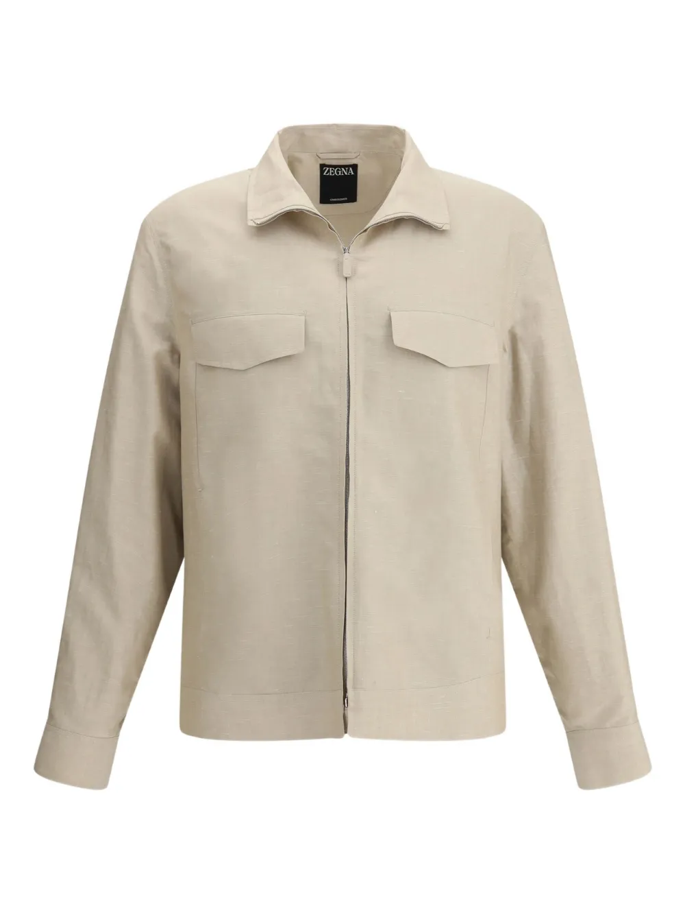 Zegna sobrecamisa con cierre | neutro | Image 1