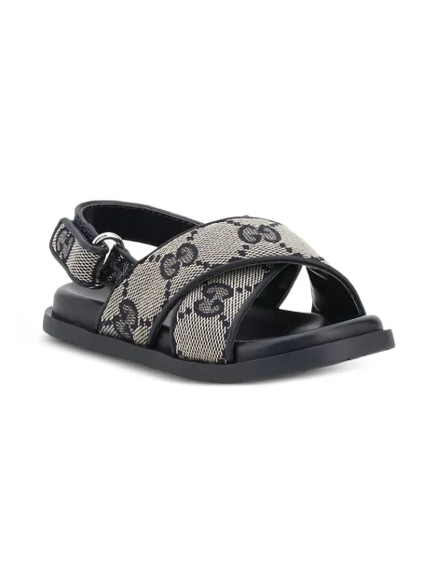Gucci Kids GG leather sandals