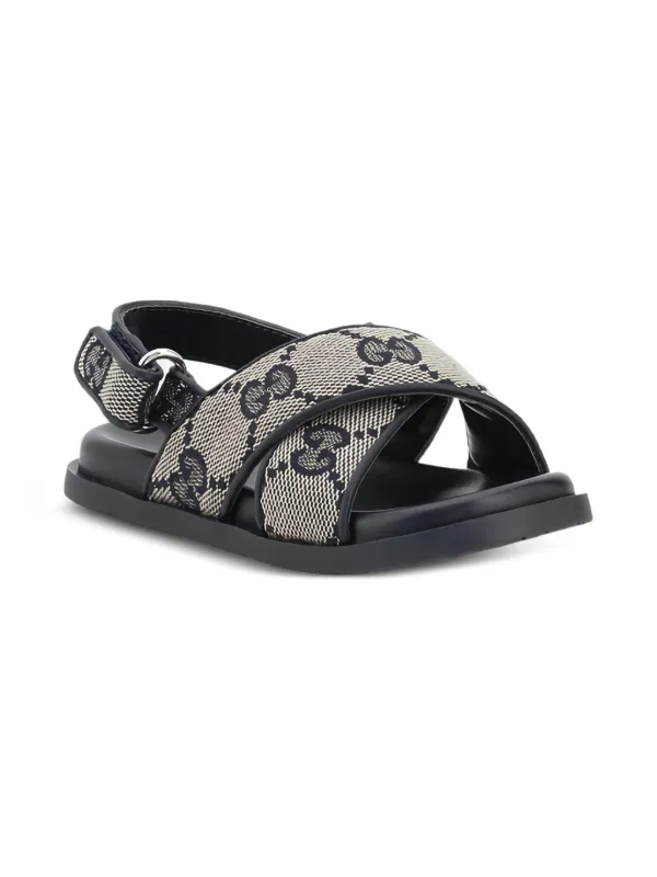 Gucci Kids GG Leather Sandals Neutrals FARFETCH ID