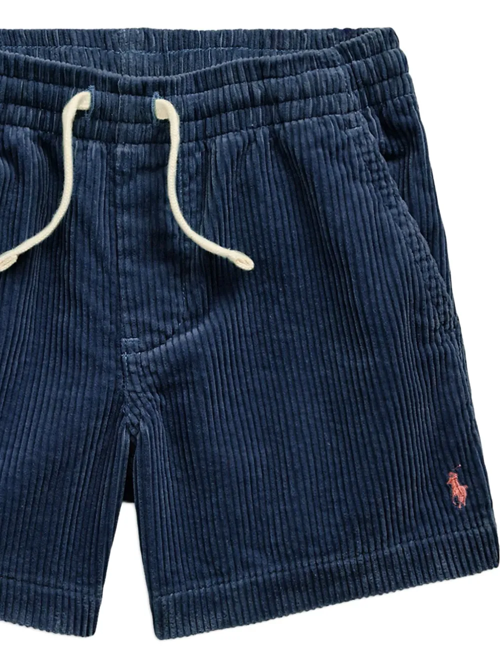 POLO RALPH LAUREN KIDS Ribfluwelen shorts Blauw
