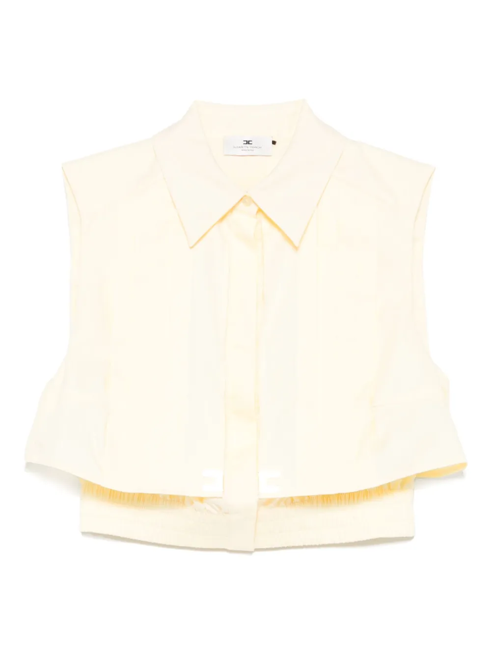 Elisabetta Franchi Blouse met vlakken Geel