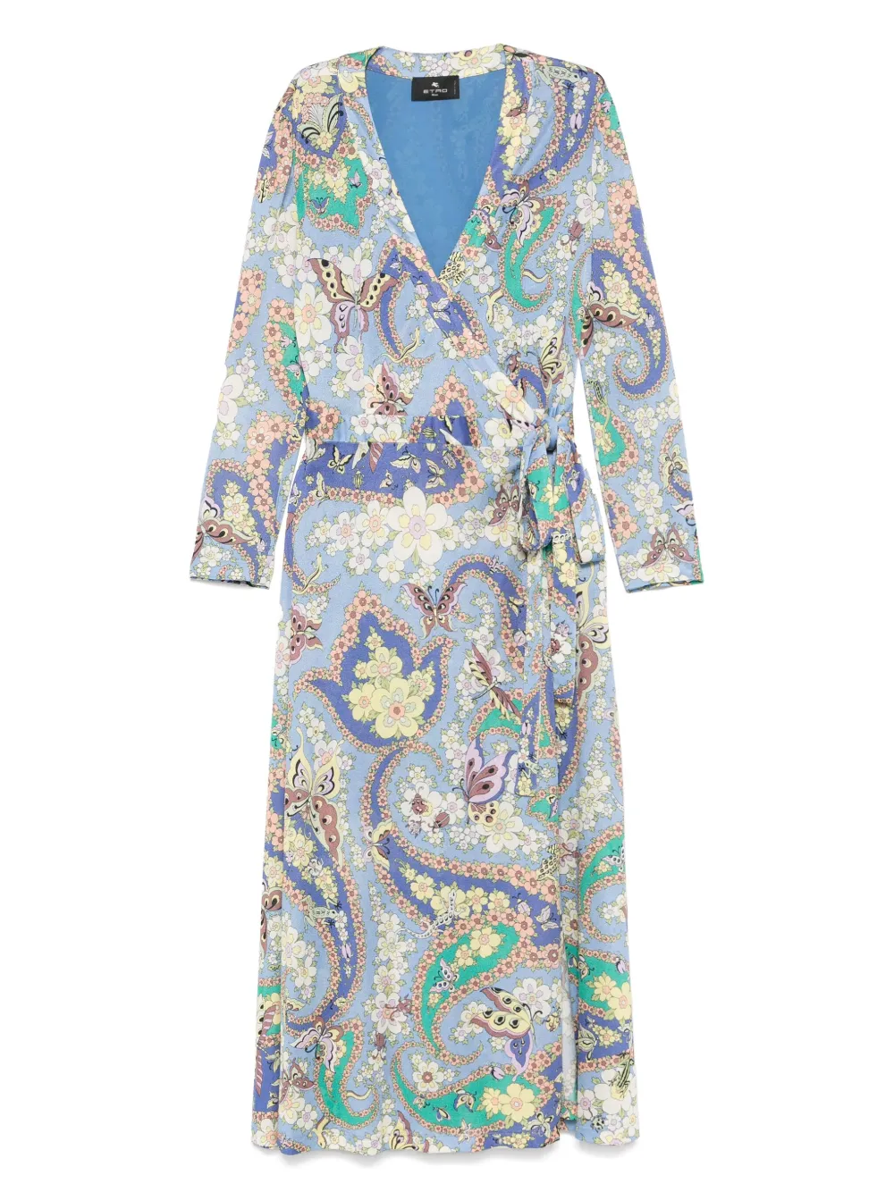 ETRO Jurk met bloemenprint Blauw