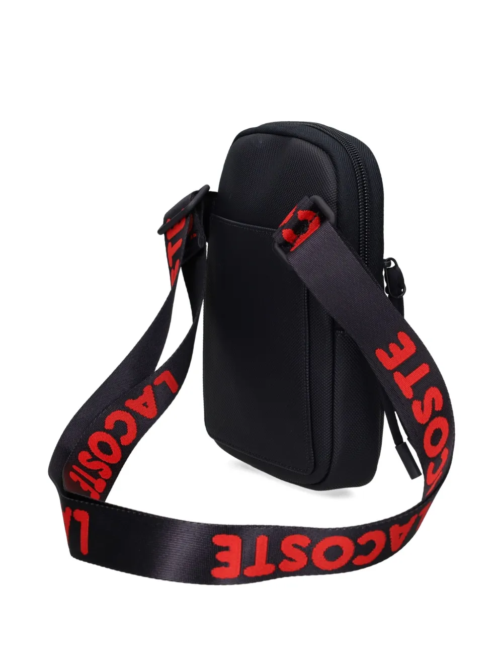 Lacoste Nylon crossbodytas Zwart