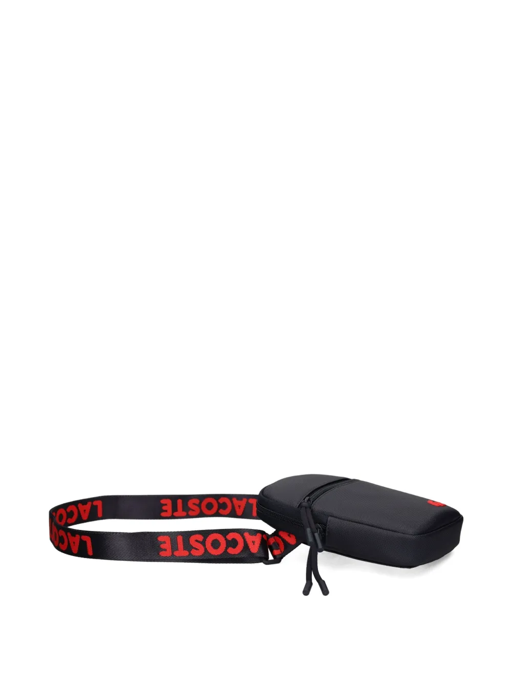 Lacoste Nylon crossbodytas Zwart