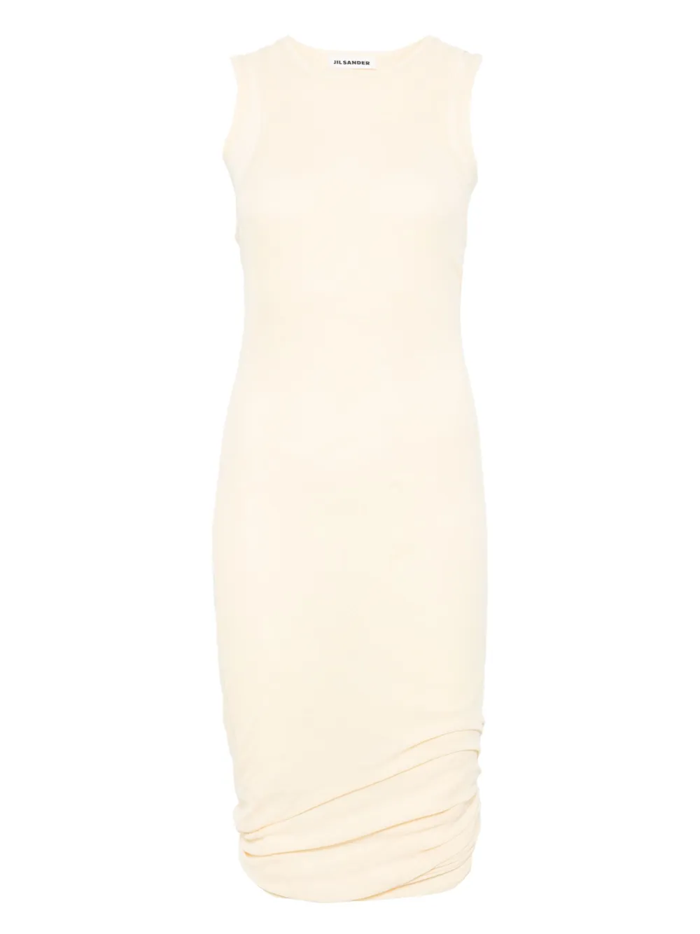 Jil Sander Katoenen jurk Beige
