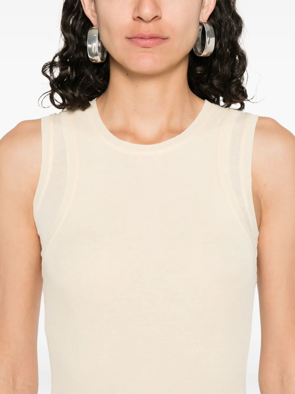 Jil Sander Katoenen jurk Beige