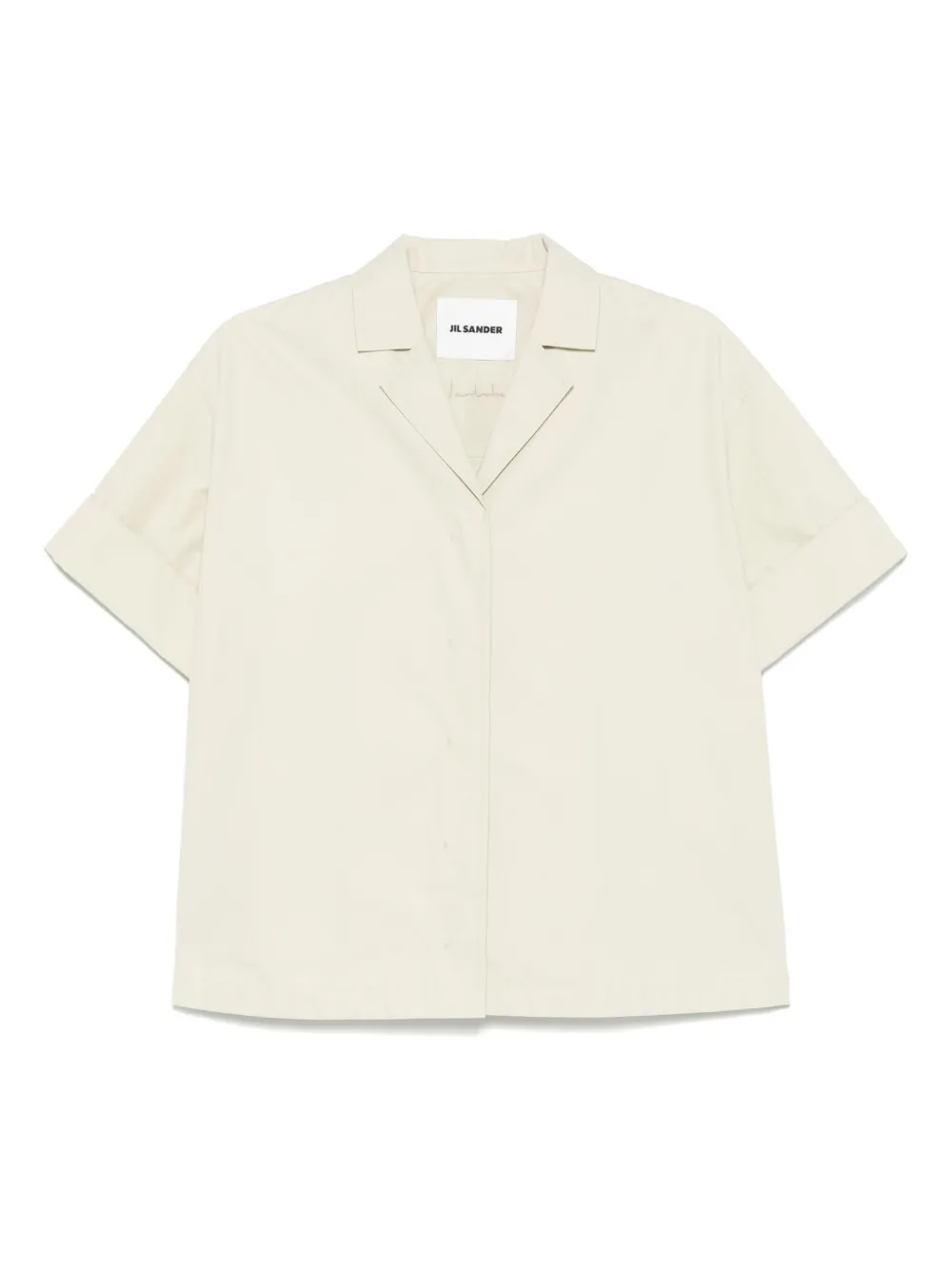 Jil Sander camisa de algodón | verde | Image 1