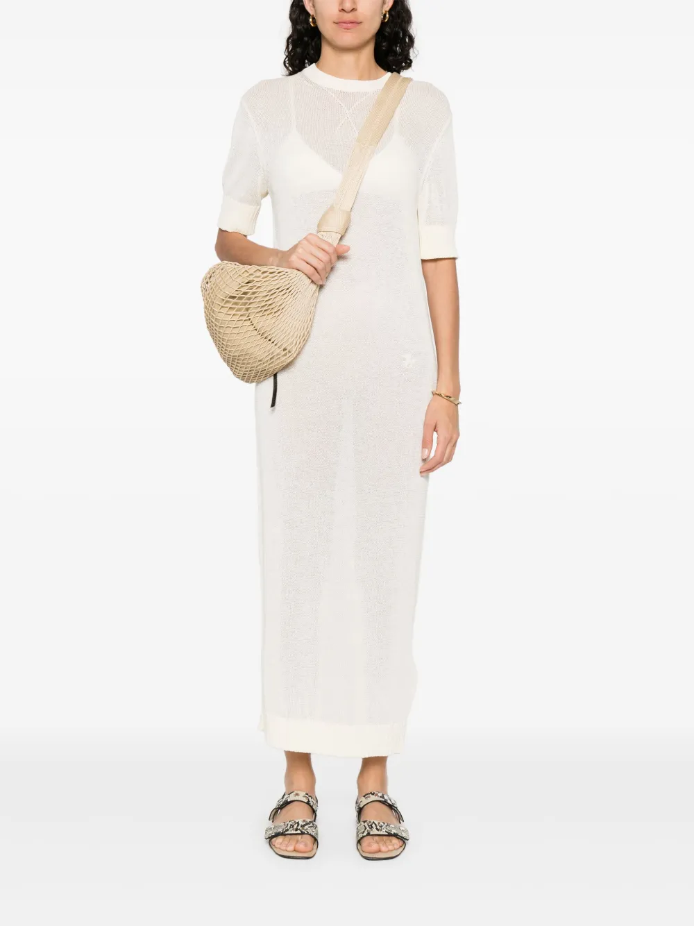 Jil Sander cotton dress - Beige