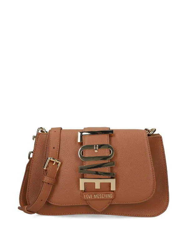 Love Moschino ロゴプレート ショルダーバッグ