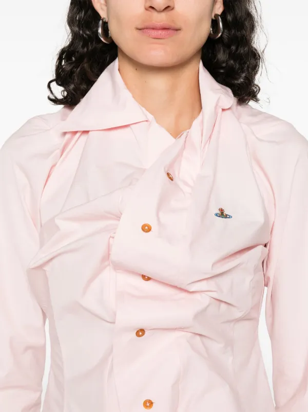 Vivienne Westwood ギャザー シャツ | ピンク | FARFETCH JP