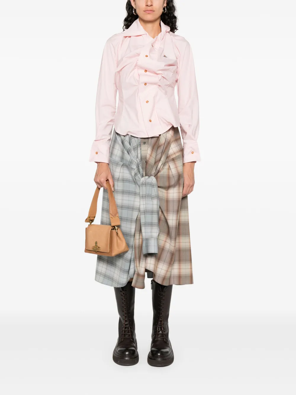 Vivienne Westwood Gesmockt blouse Roze