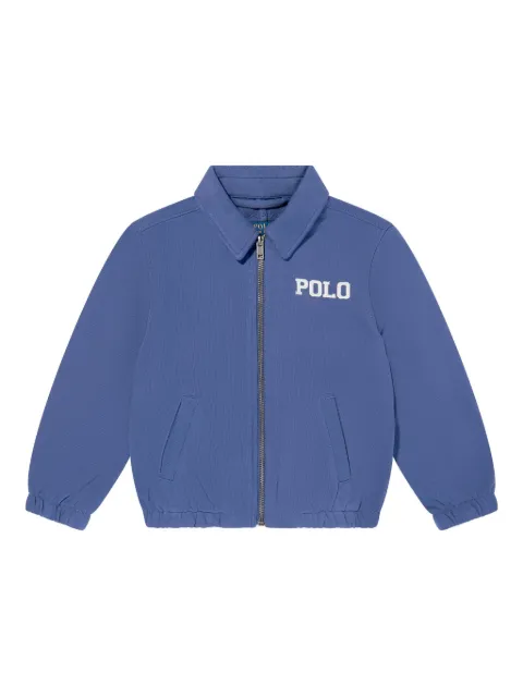 POLO RALPH LAUREN KIDS chamarra con logo bordado