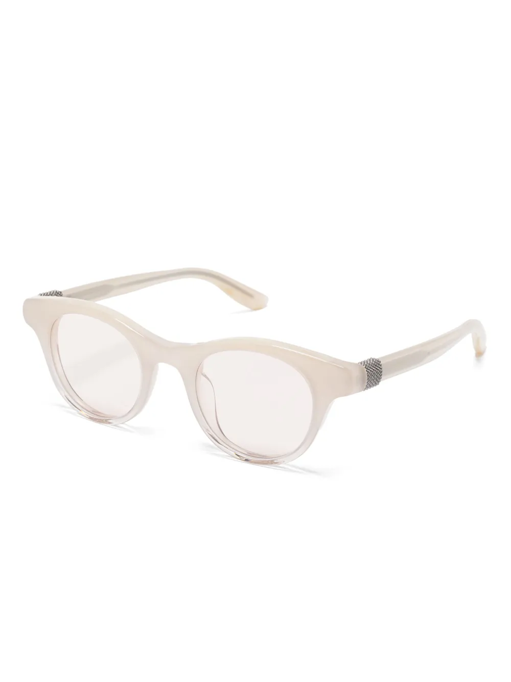 Brunello Cucinelli lentes de sol con armazón redonda | Hombre | Image 2