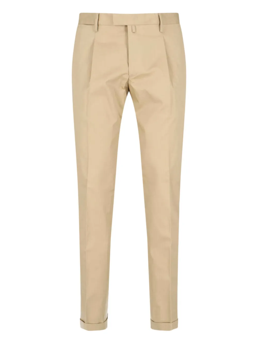 pleated chinos