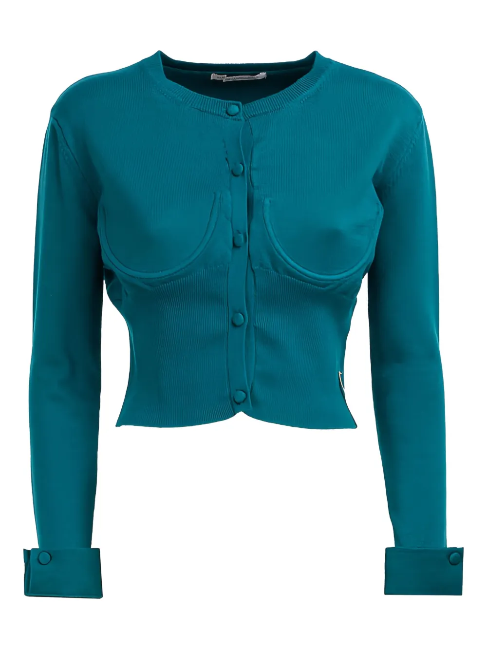 MAR DE MARGARITAS underwire cardigan - ブルー MAR DE MARGARITAS underwire cardigan - ブルー