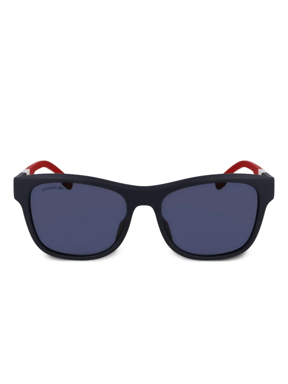 Lacoste matte-frame square sunglasses | Blue | Image 1