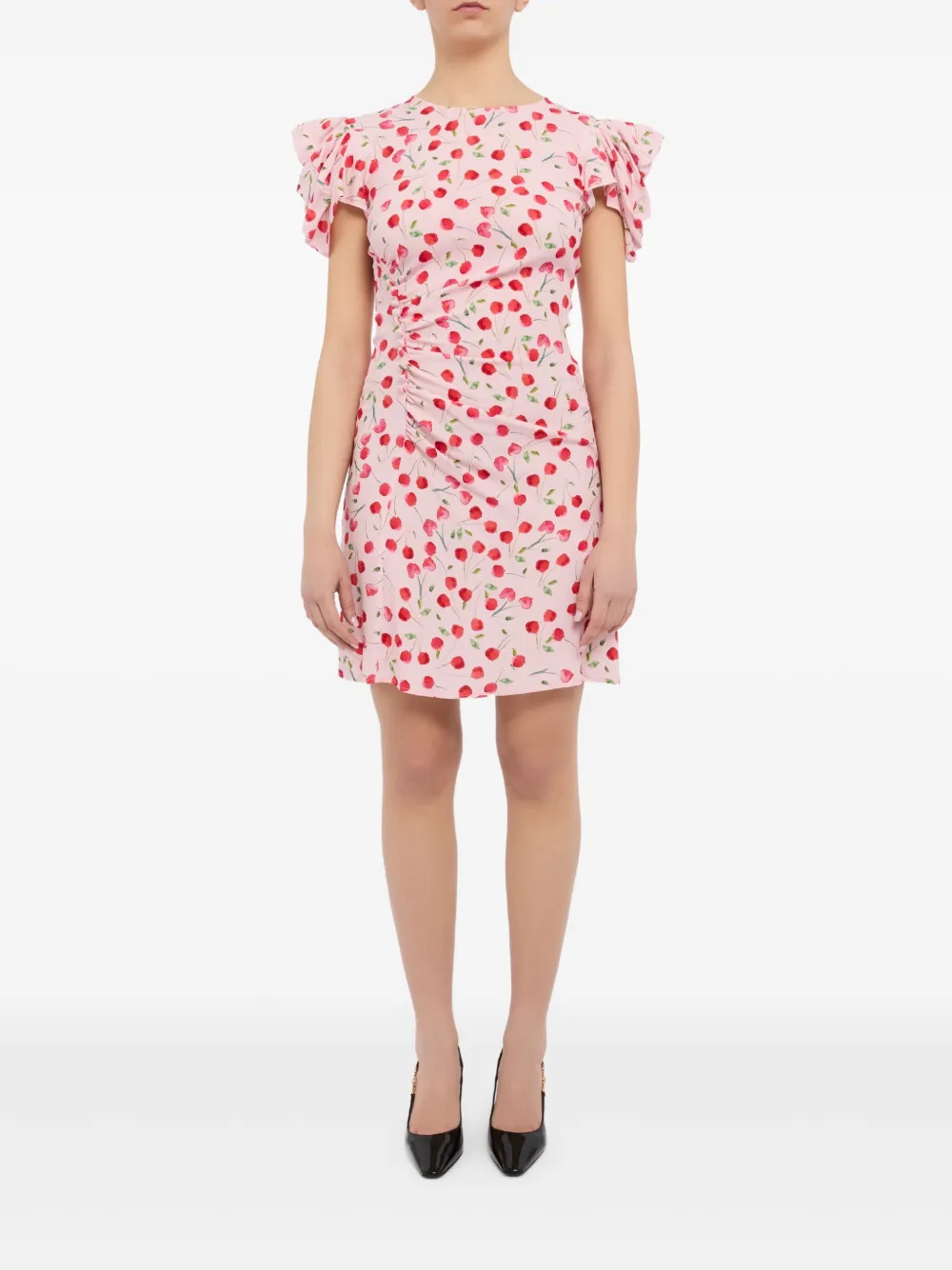 MAR DE MARGARITAS Mini-jurk met print Roze