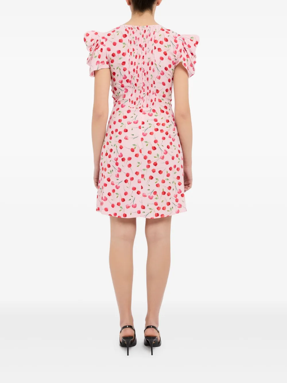 MAR DE MARGARITAS Mini-jurk met print Roze