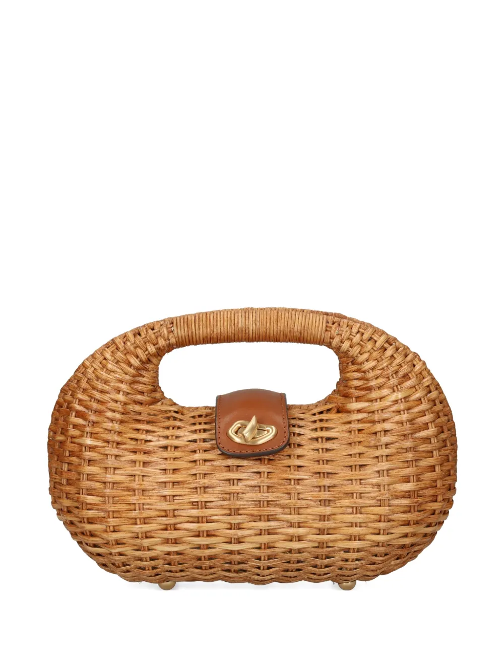 Cult Gaia Lydia Woven Basket Tote Bag