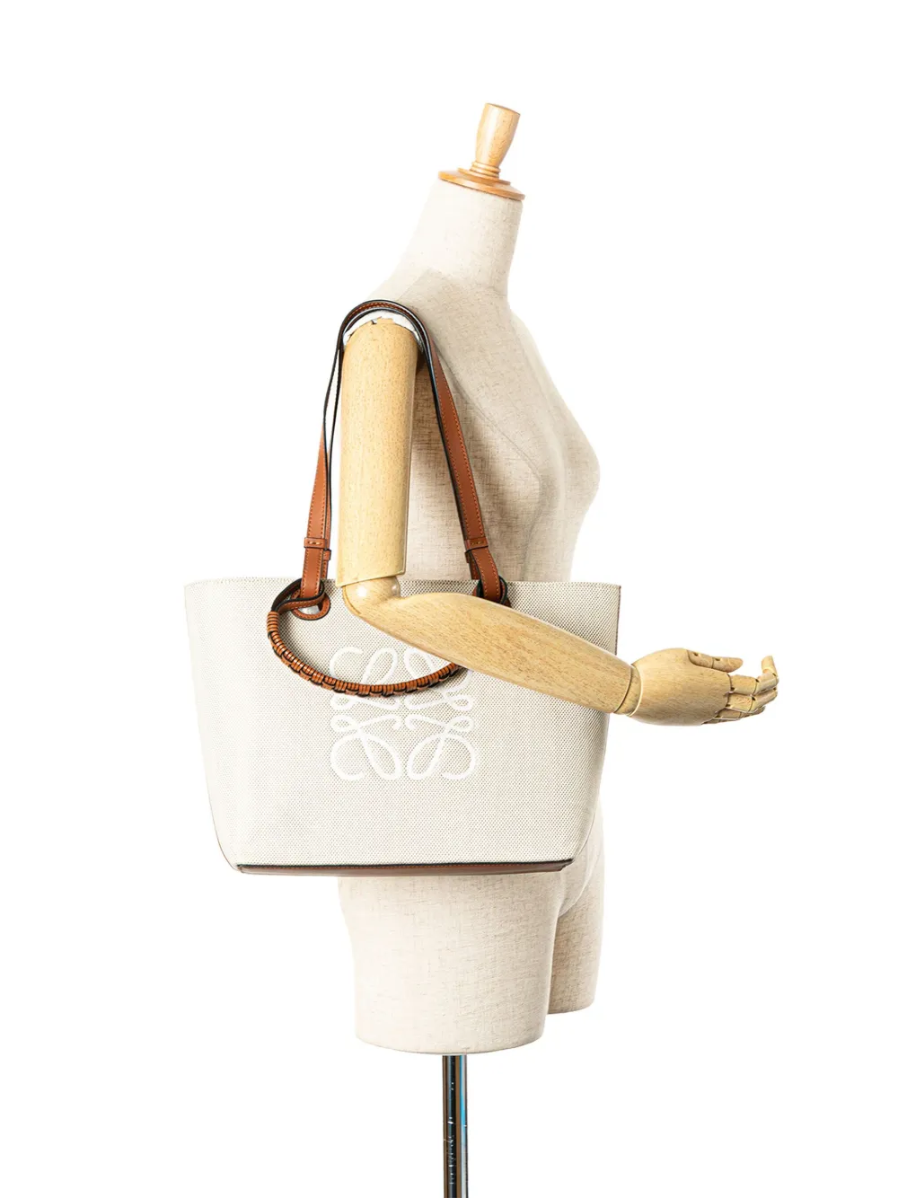 Loewe Pre-Owned 2020 Small Anagram Canvas satchel | Pre-Owned | Image 2