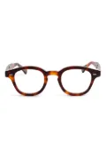Epos Bronte 3 tortoiseshell oval-frame glasses - Brown