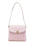 CHANEL Pre-Owned 1996-1997 CC Quilted Lambskin Diana Flap shoulder bag - Pink