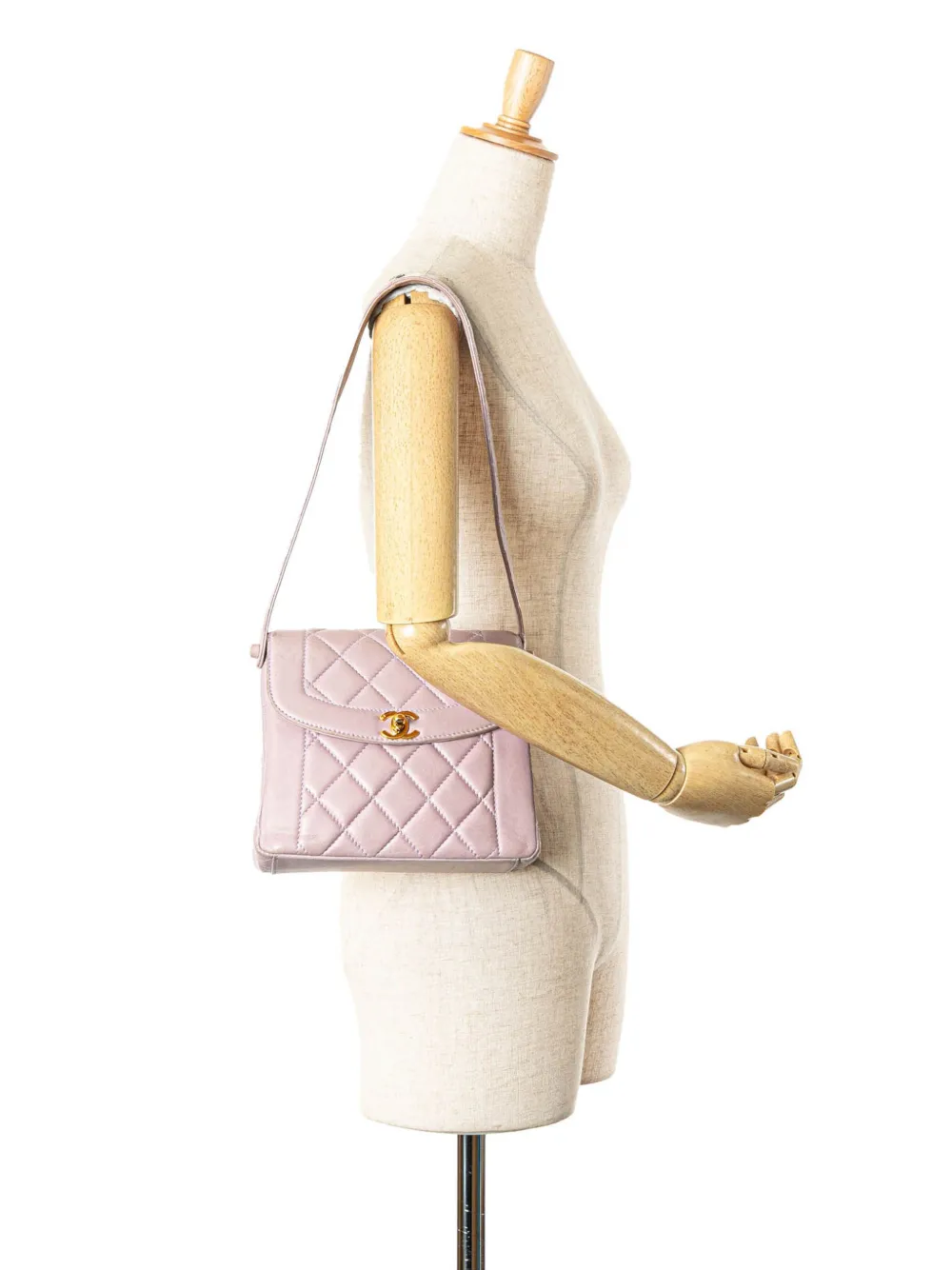 CHANEL Pre-Owned 1996-1997 CC Quilted Lambskin Diana Flap shoulder bag | Pre-Owned | Image 2