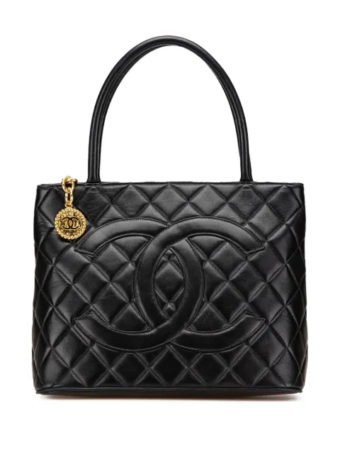 CHANEL Pre-Owned 2000-2002 Lambskin Medallion tote bag