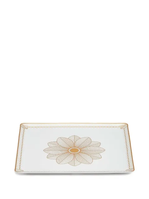 Christofle Malmaison Impériale floral tray (22cm x 19cm)