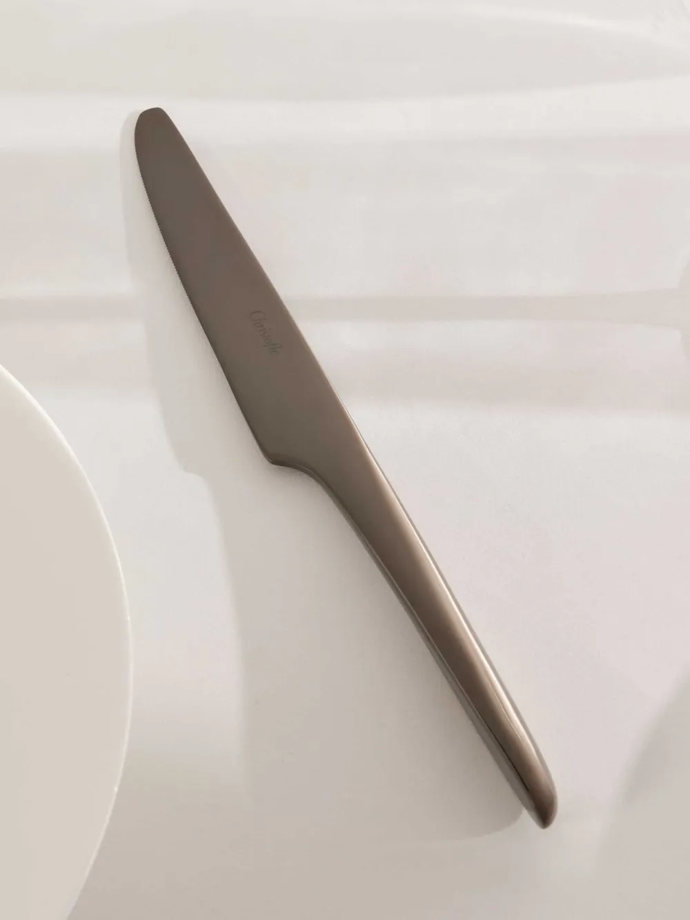 Christofle L'âme Table Knife In Gray