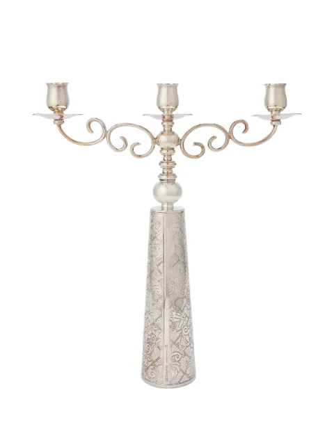 Christofle Jardin D'eden floral-scroll candelabra