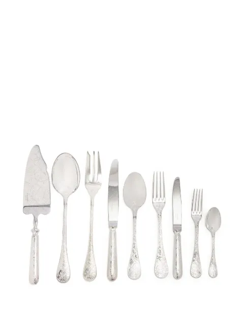 Christofle Jardin d'Eden flatware set (12-person setting)