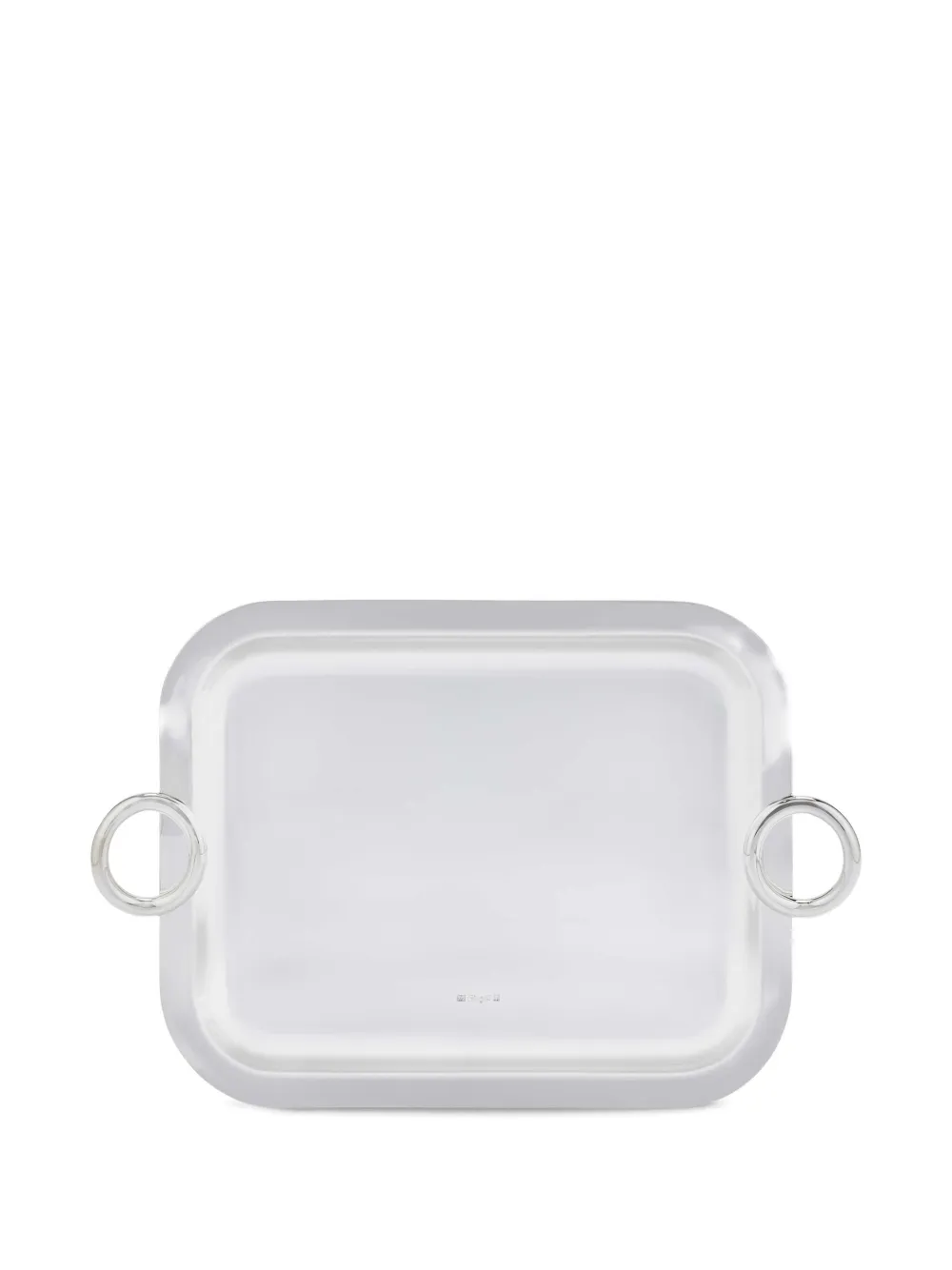 Christofle Vertigo ring-handle serving tray | Silver | Image 1