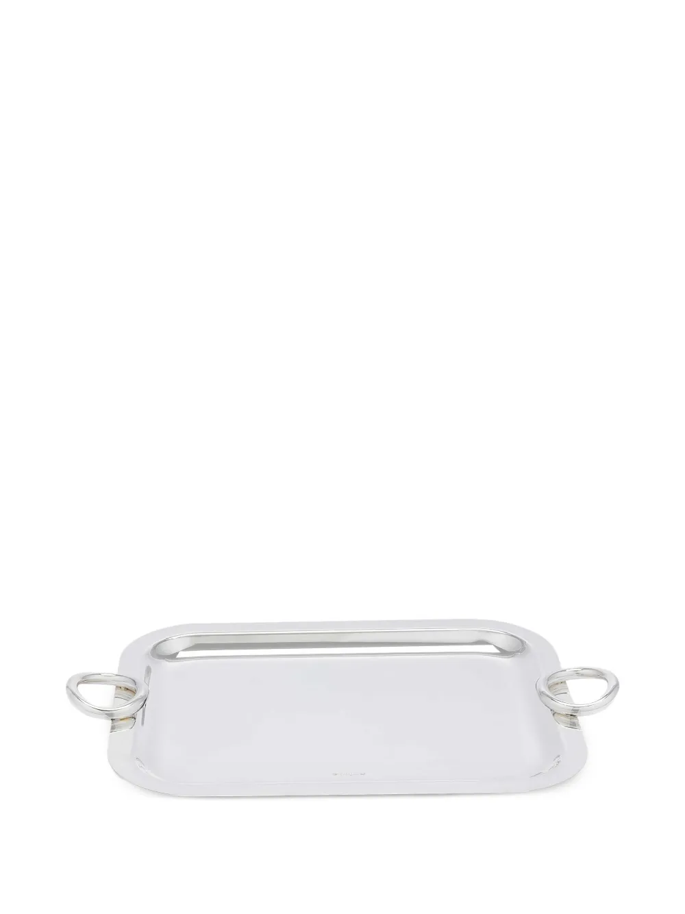 Christofle Vertigo ring-handle serving tray | Tableware | Image 2