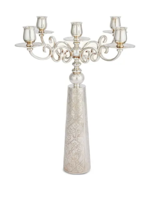 Christofle five-light candelabra