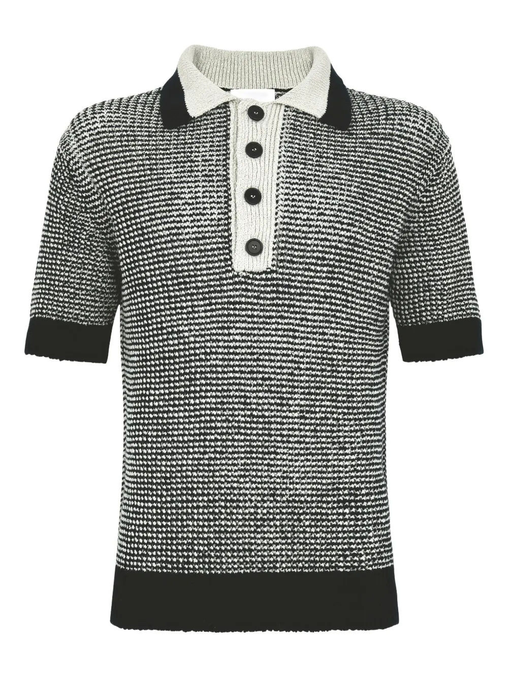 FUMAGALLI playera tipo polo tejida | negro | Image 1