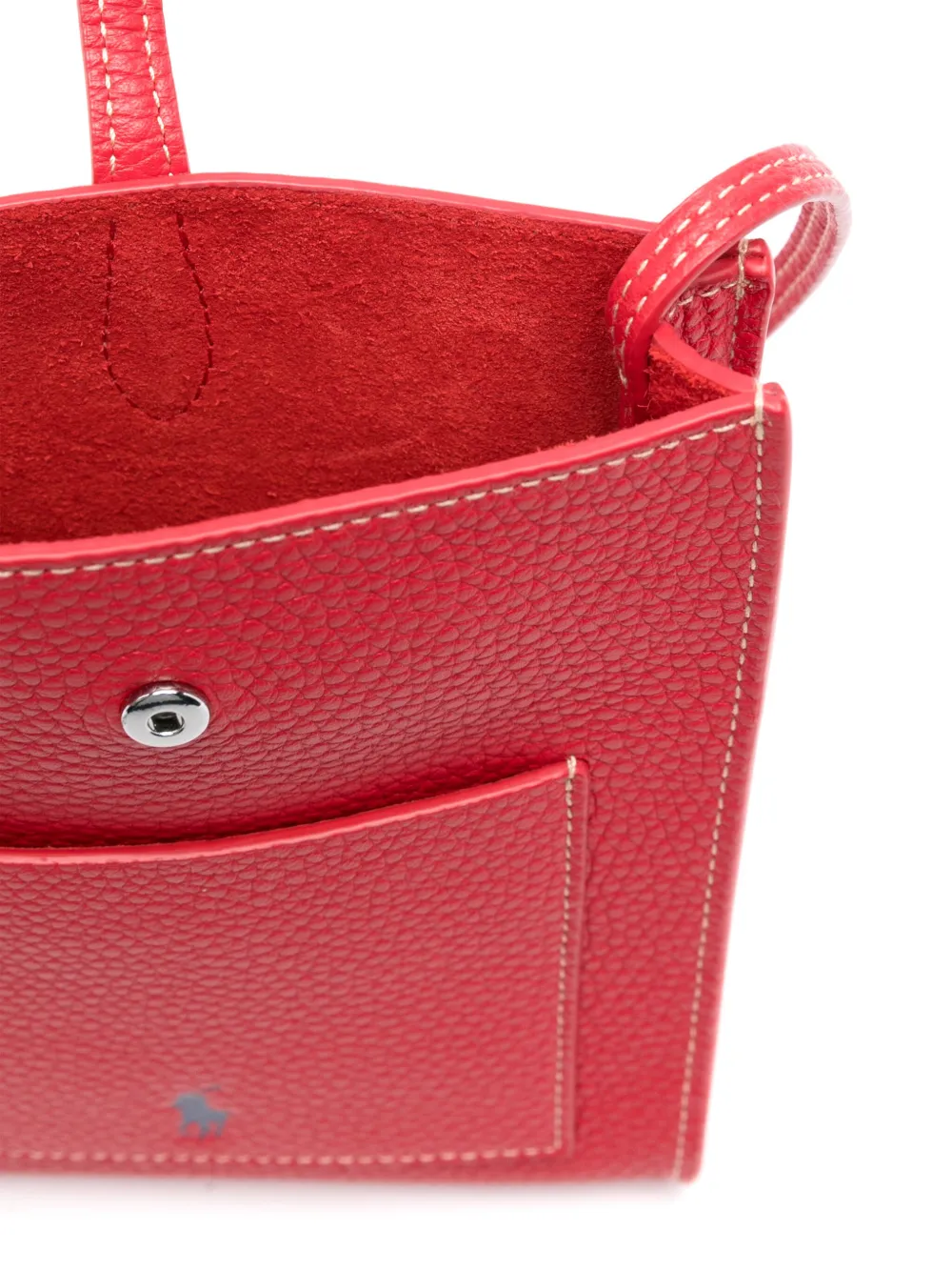 Polo Ralph Lauren Leren crossbodytas Rood