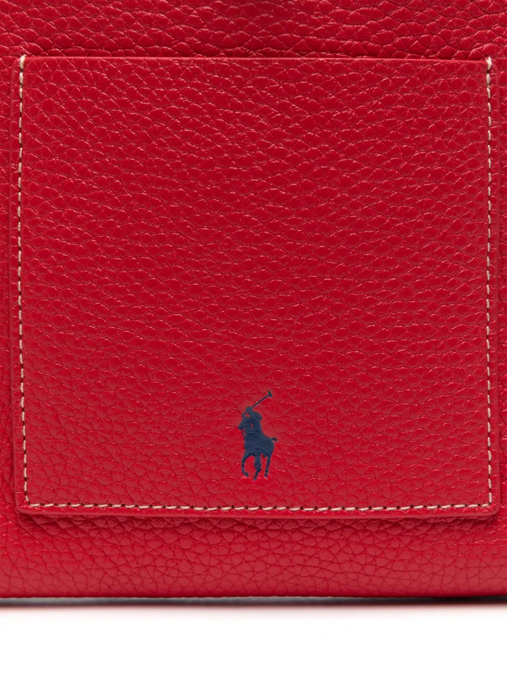 Polo Ralph Lauren Leren crossbodytas Rood