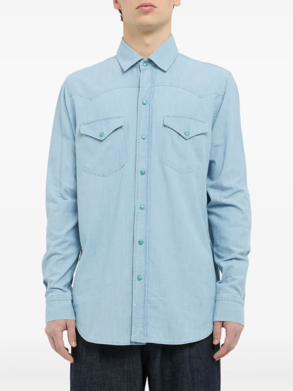 CHESAPEAKES Flagstaff denim shirt - Blauw