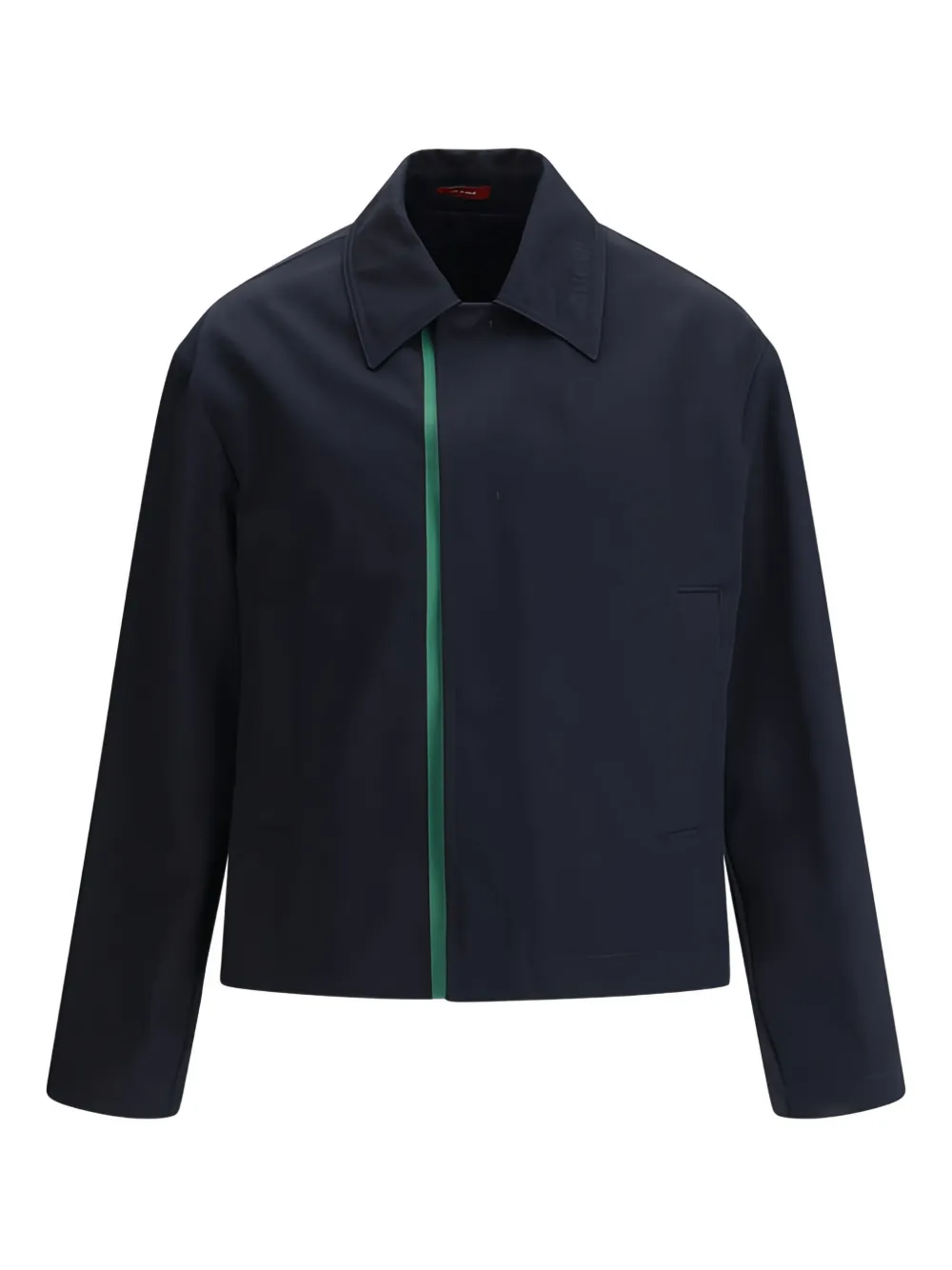 embossed-monogram jacket