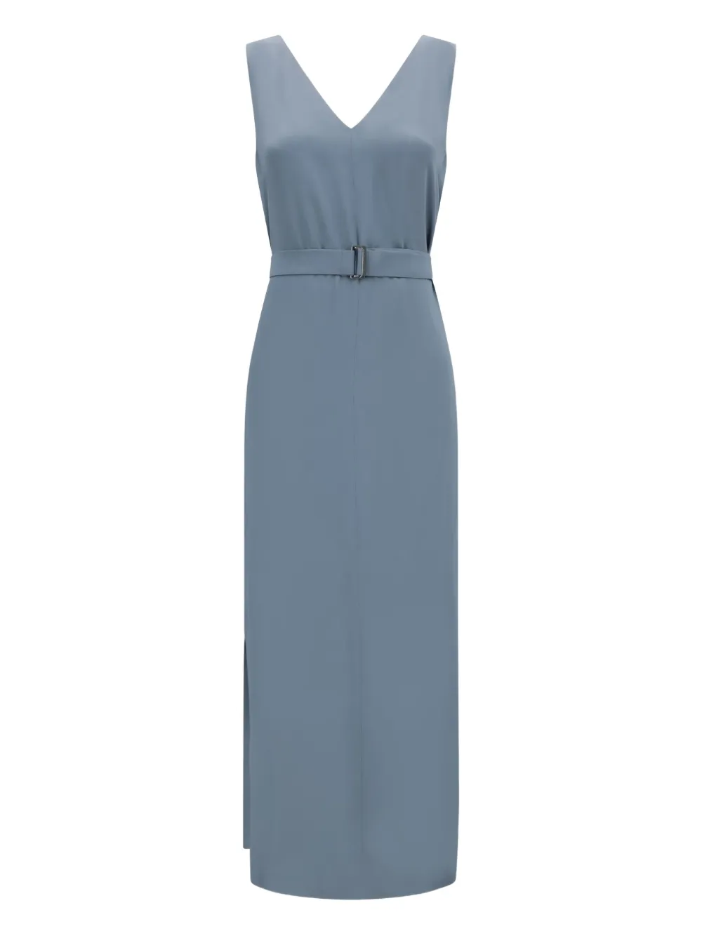 Brunello Cucinelli Jurk met V-hals Blauw